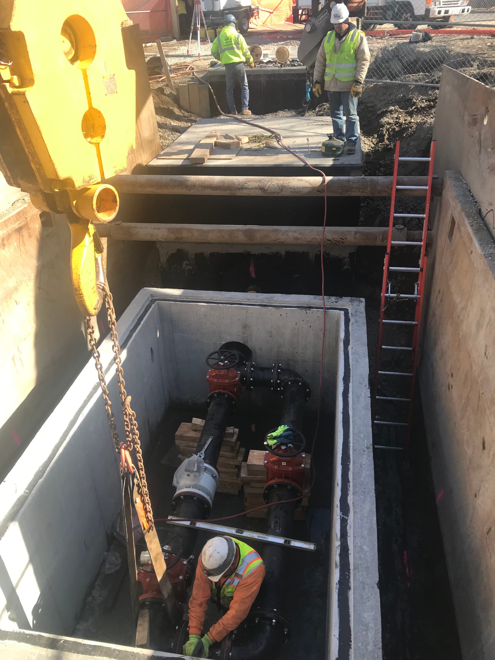 Watertown & Newton, MA, MWRA Contract 6956, Watertown & Newton