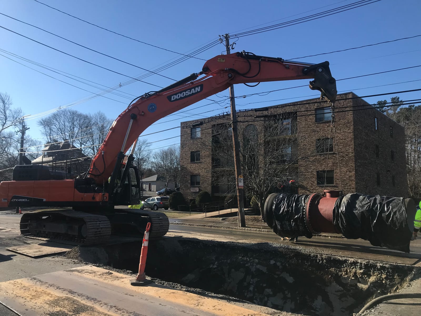 Boston & Newton, MA, MWRA Contract 6392, Boston & Newton