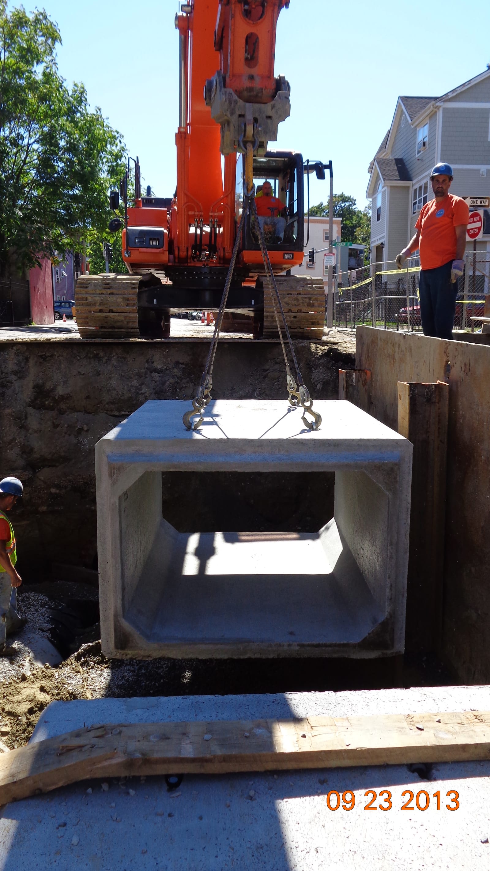 CMOM Contract 5, Albanese D&S project site in Manchester, NH